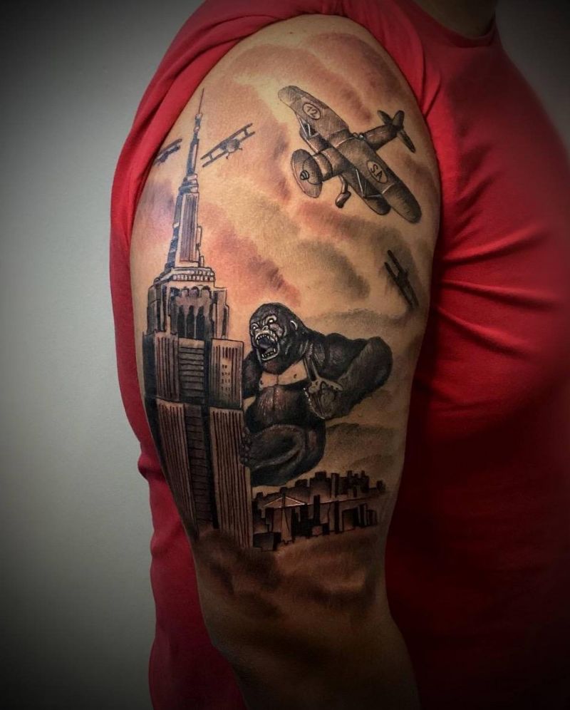 30 Amazing King Kong Tattoos You Must Love