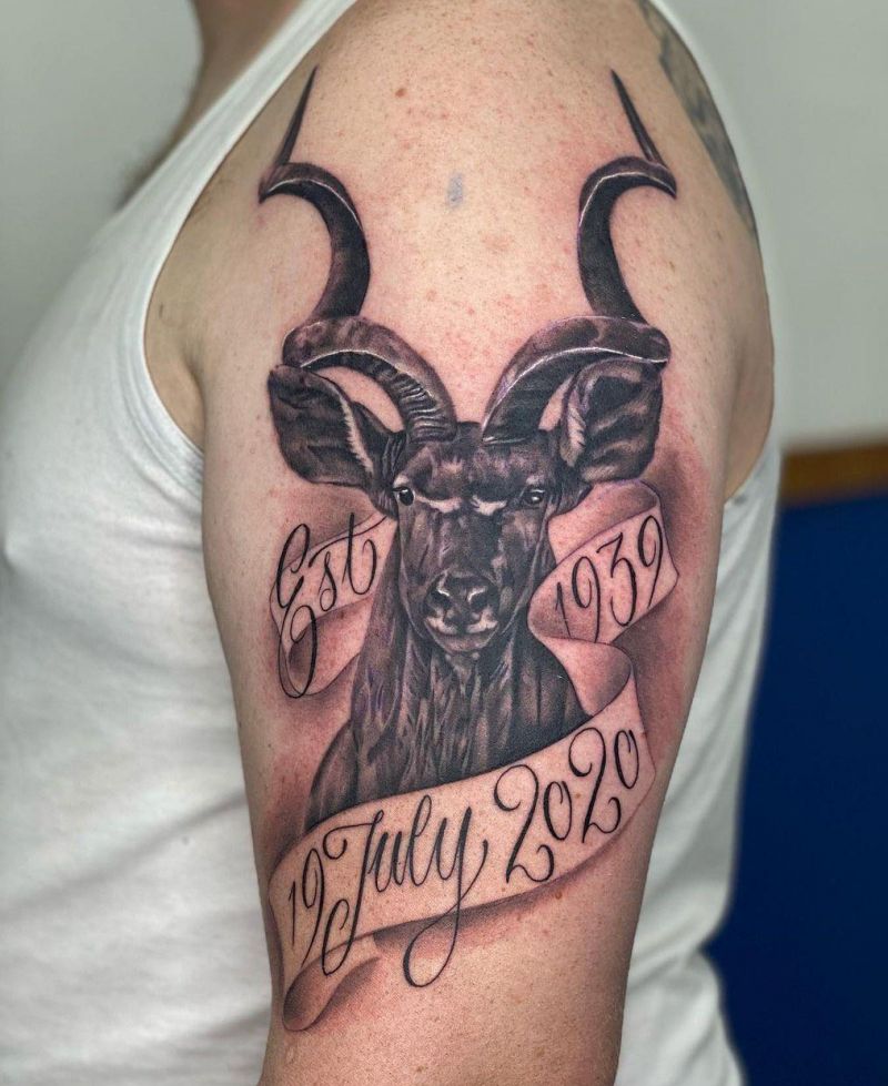 30 Unique Kudu Tattoos You Can Copy