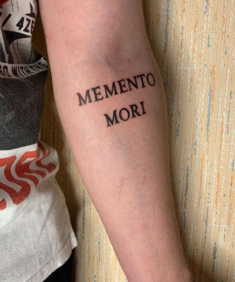 30 Unique Memento Mori Tattoos You Must Try