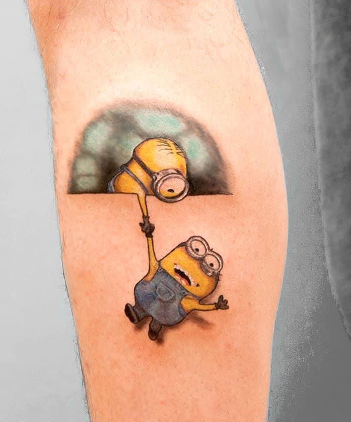 30 Cute Minions Tattoos You Must Love