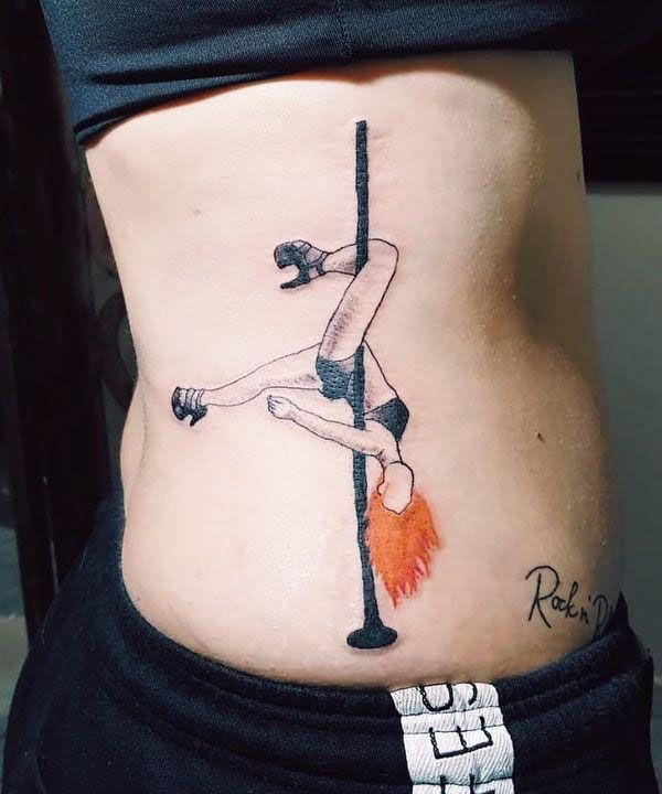 30 Pretty Pole Dance Tattoos Improve Your Temperament