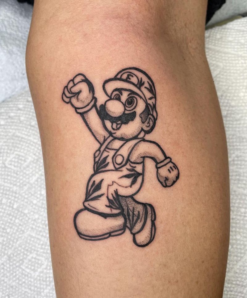 30 Unique Super Mario Tattoos You Will Love