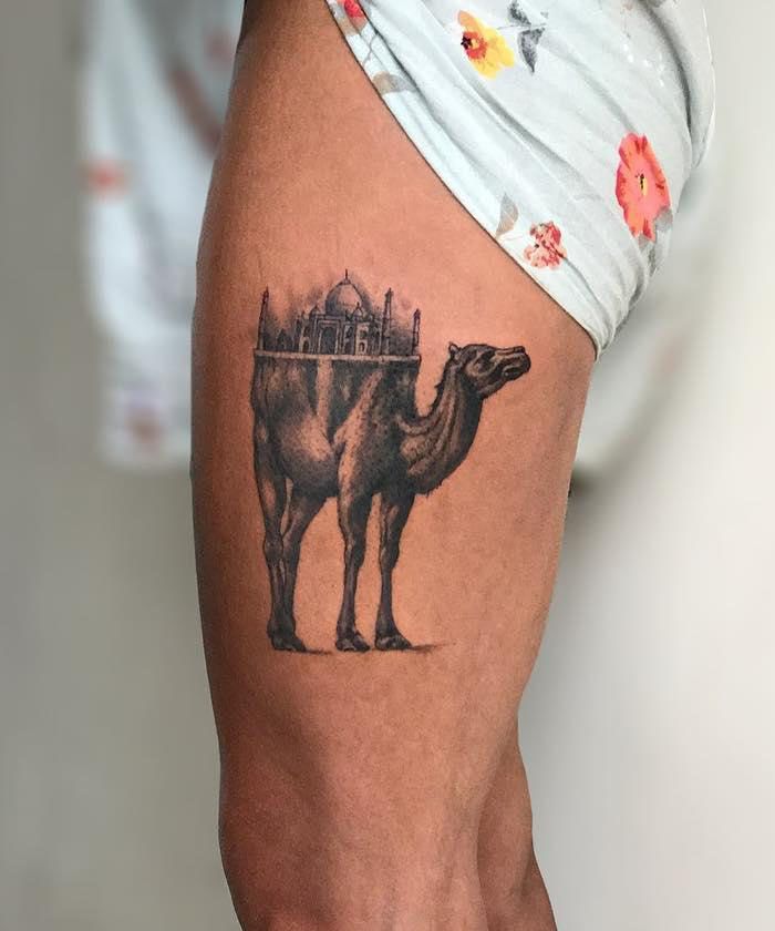 30 Exciting Taj Mahal Tattoos Give You Inspiration