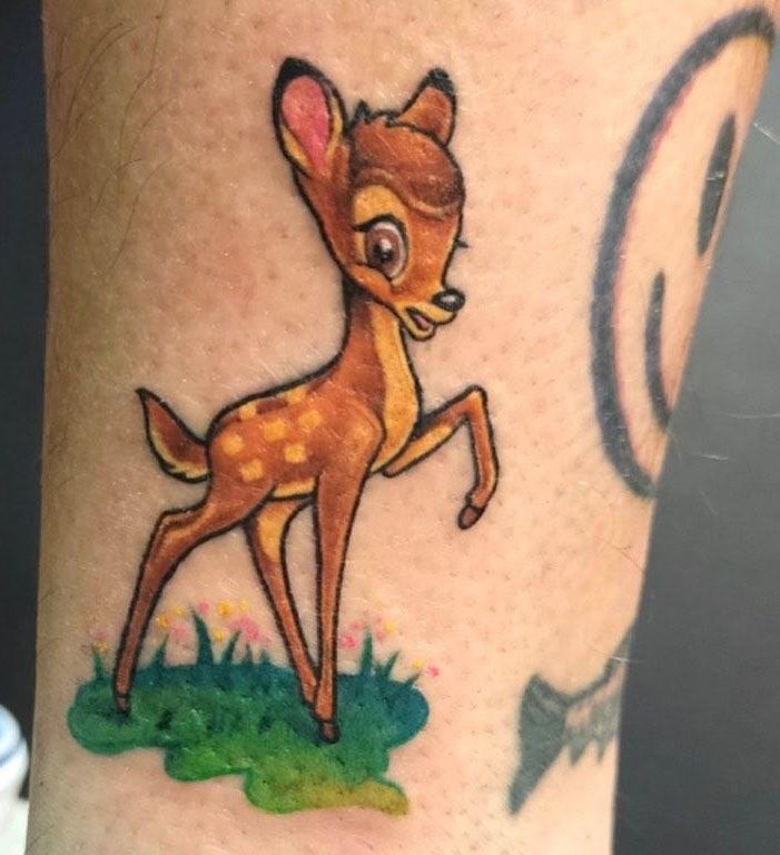 30 Cute Bambi Tattoos You Can Copy