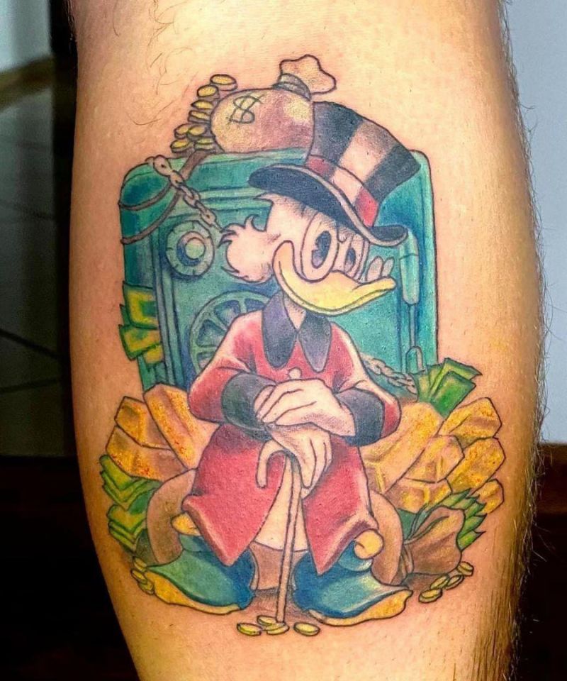 30 Cute Donald Duck Tattoos for Your Inspiration