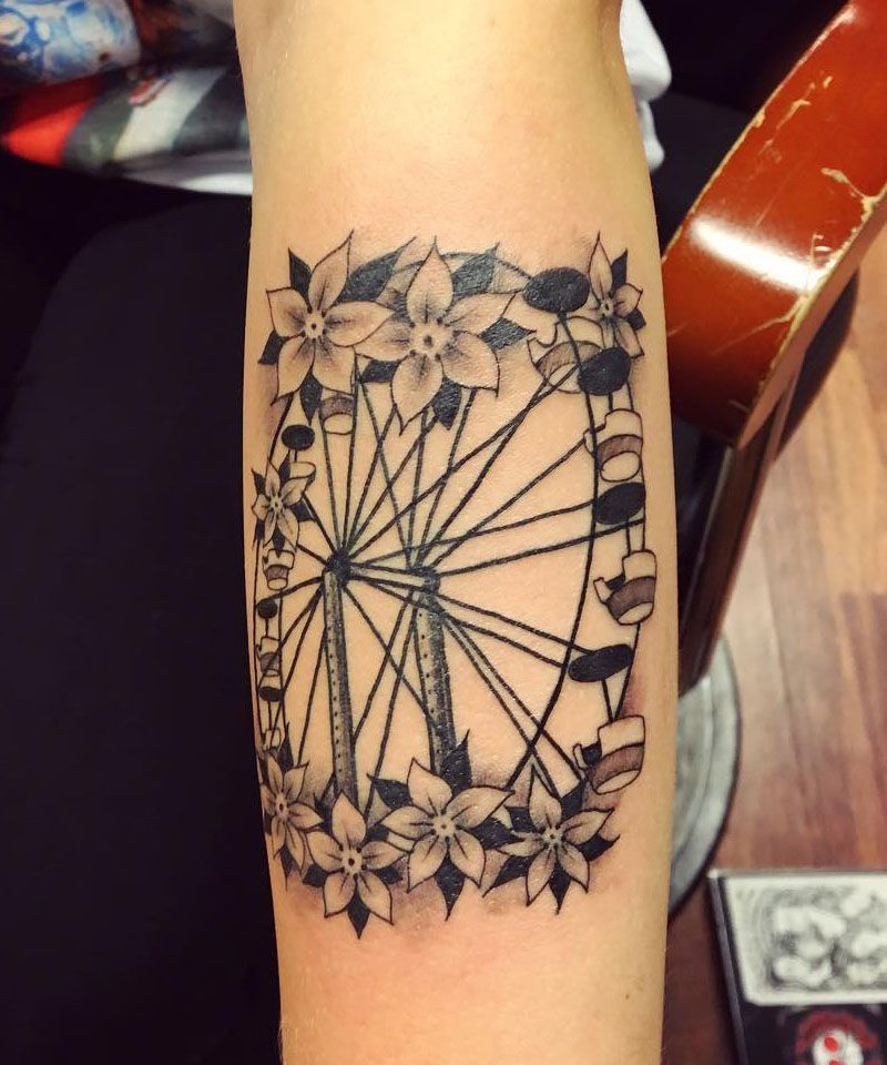 30 Pretty Ferris Wheel Tattoos You Must Try