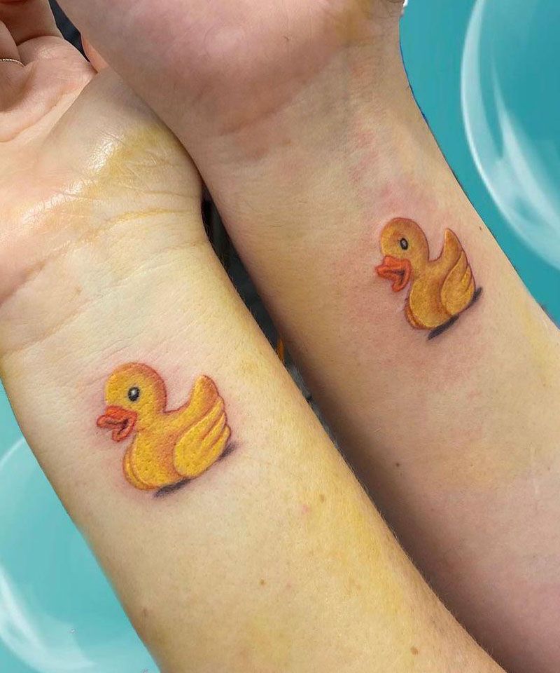 30 Cute Rubber Duck Tattoos You Can Copy