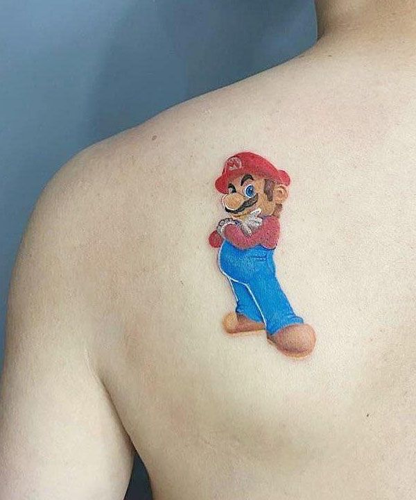 30 Unique Super Mario Tattoos You Will Love