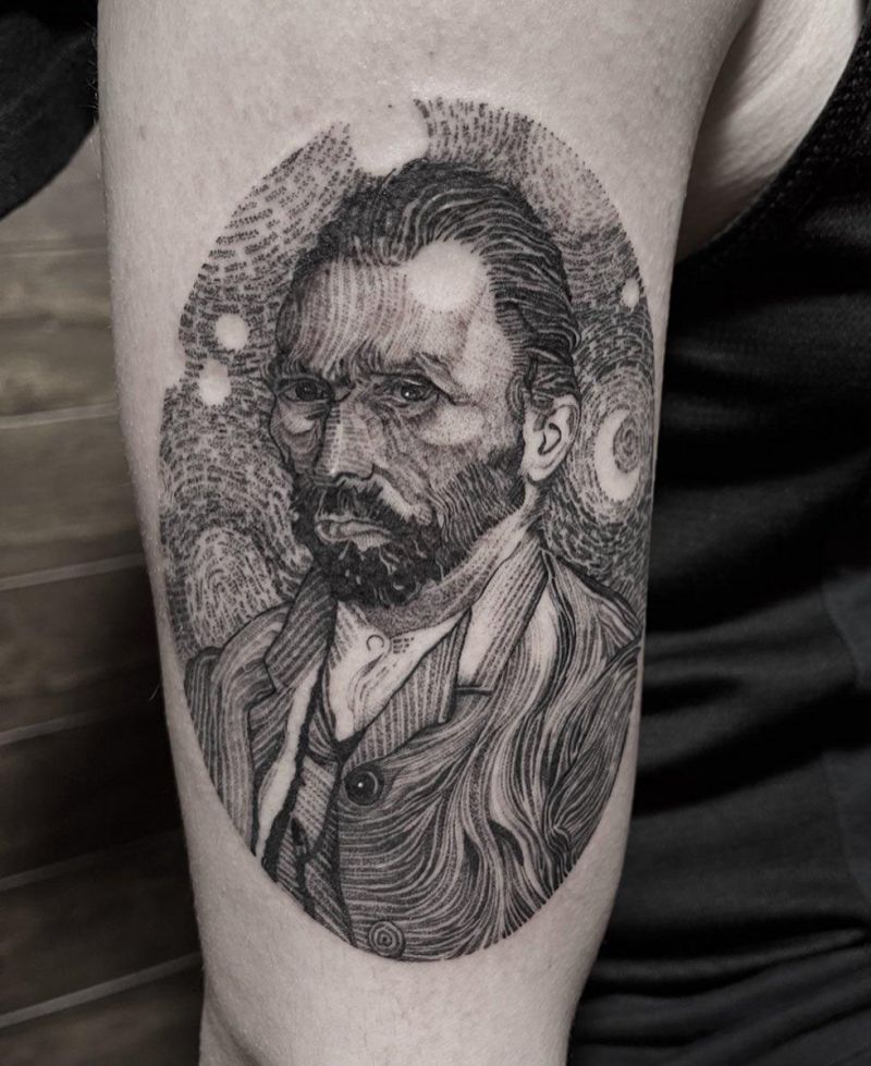 30 Pretty Van Gogh Tattoos for Your Inspiration