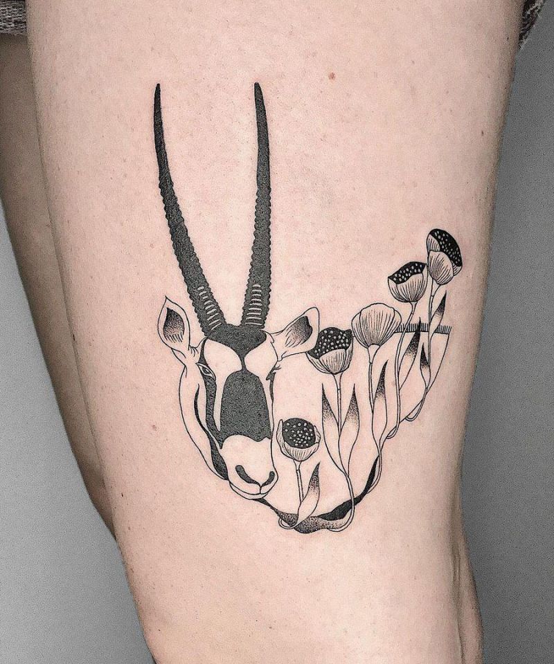 30 Pretty Antelope Tattoos You Will Love