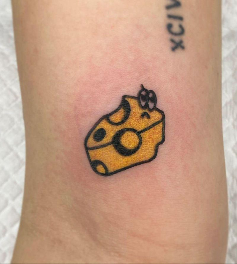 30 Unique Cheese Tattoos for Your Inspiration