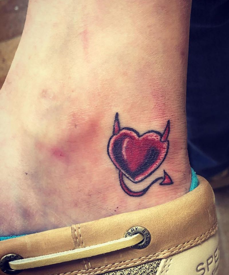 23 Unique Devil Heart Tattoos You Can Copy