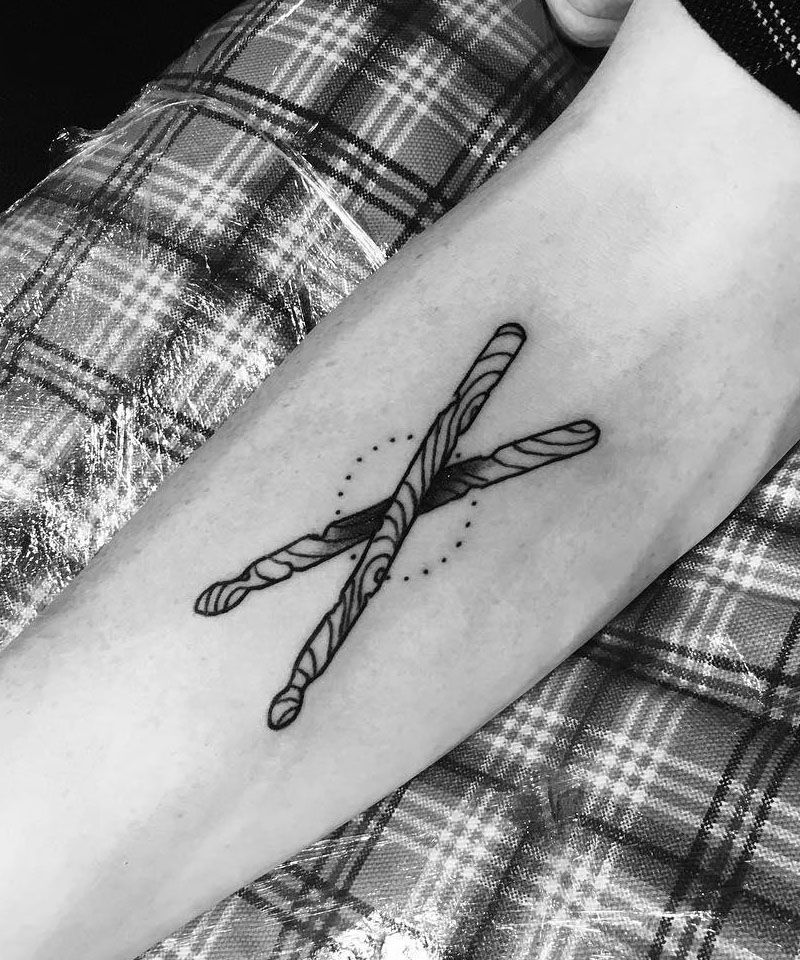 30 Unique Drumstick Tattoos to Inspire You