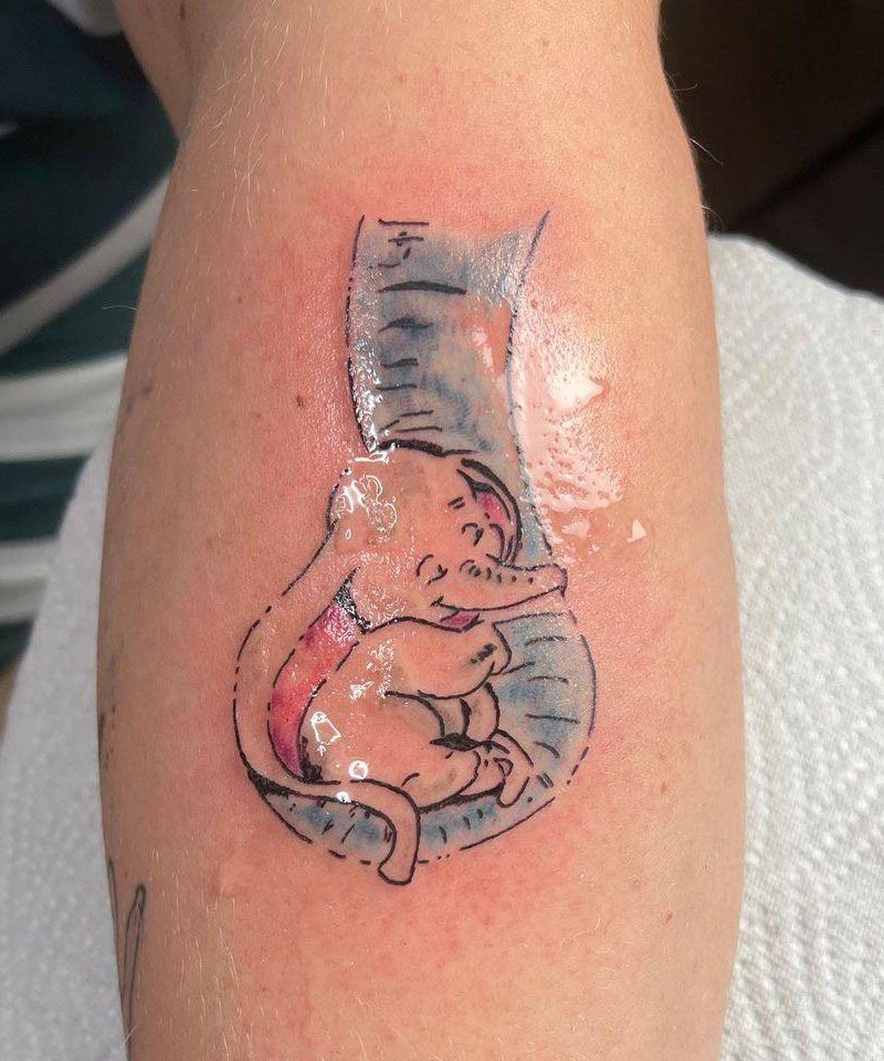 30 Cute Dumbo Tattoos for Your Inspiration