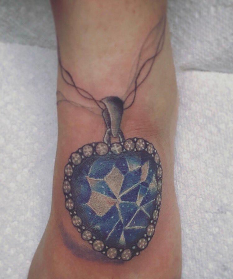 30 Pretty Heart of The Ocean Tattoos You Must Try