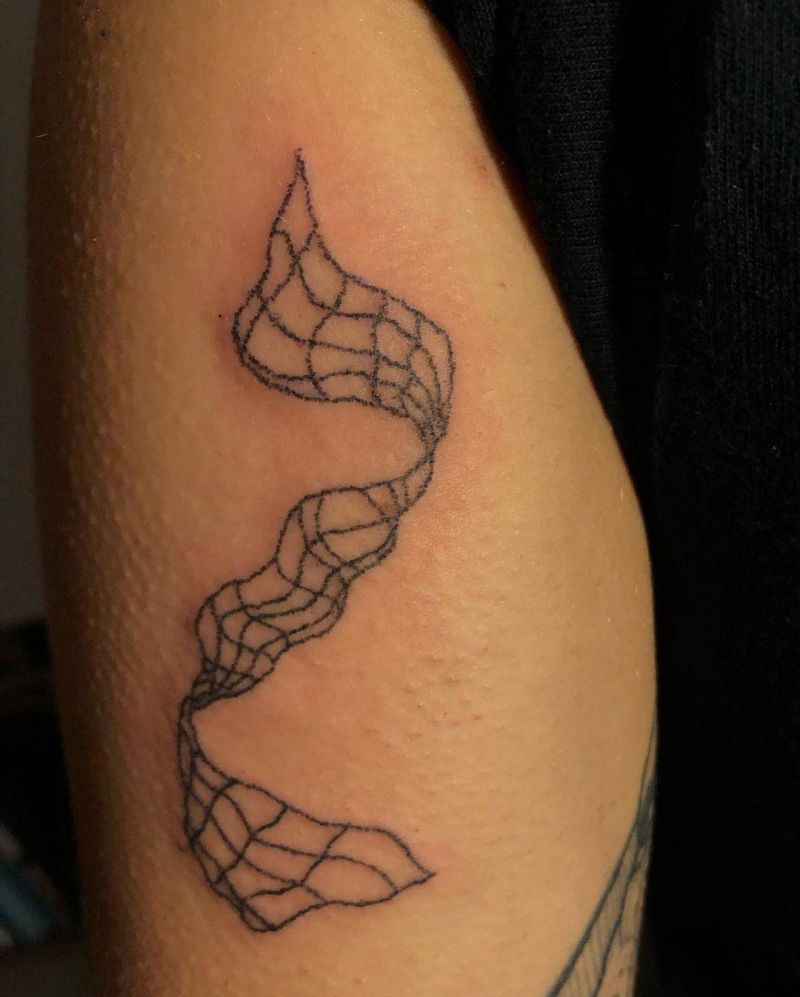 30 Pretty Net Tattoos You Must Love