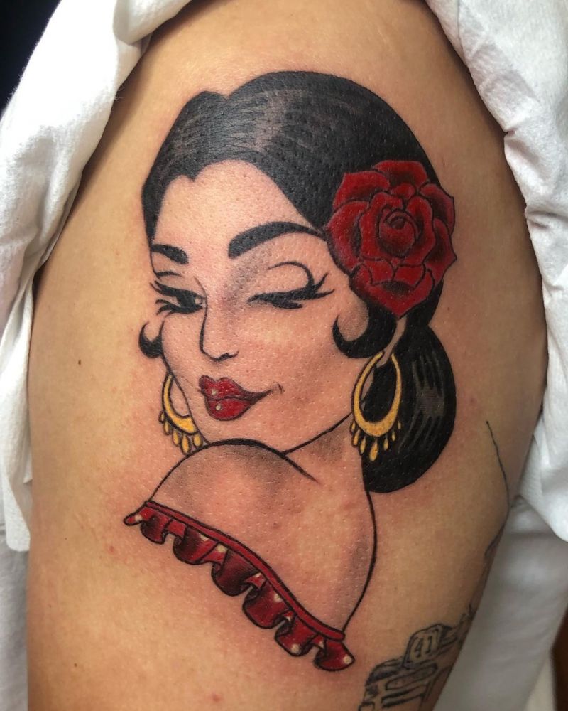 30 Pretty Pin Up Girl Tattoos You Must See