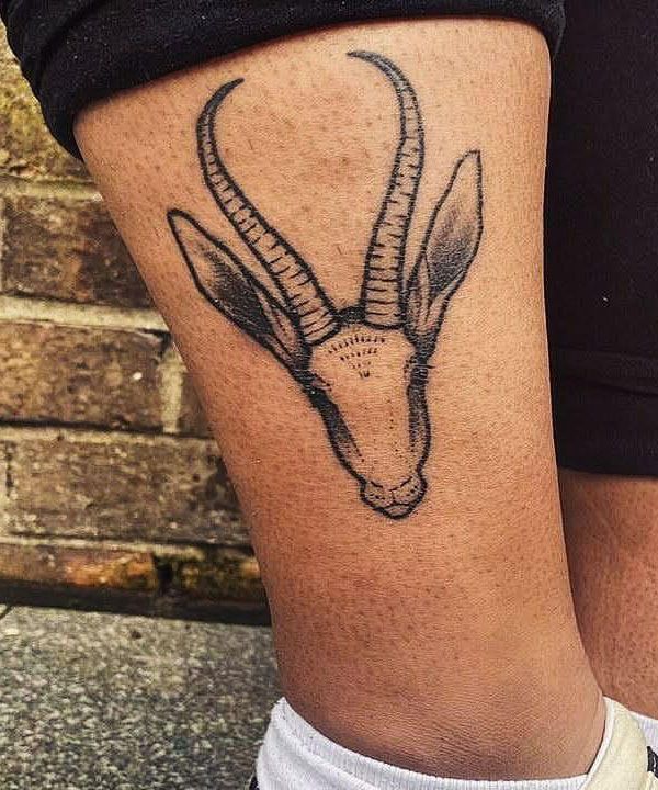 30 Unique Springbok Tattoos You Must Love