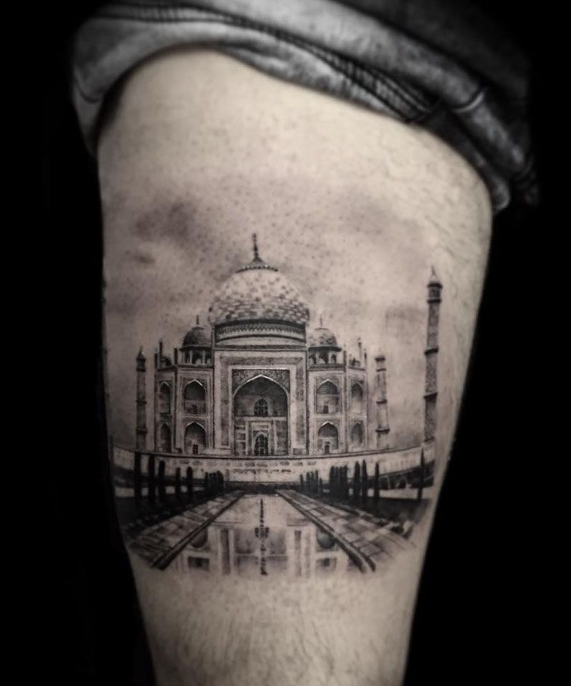 30 Exciting Taj Mahal Tattoos Give You Inspiration