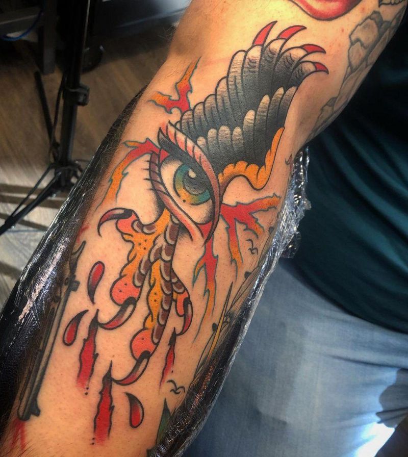 30 Unique Talon Tattoos You Can Copy