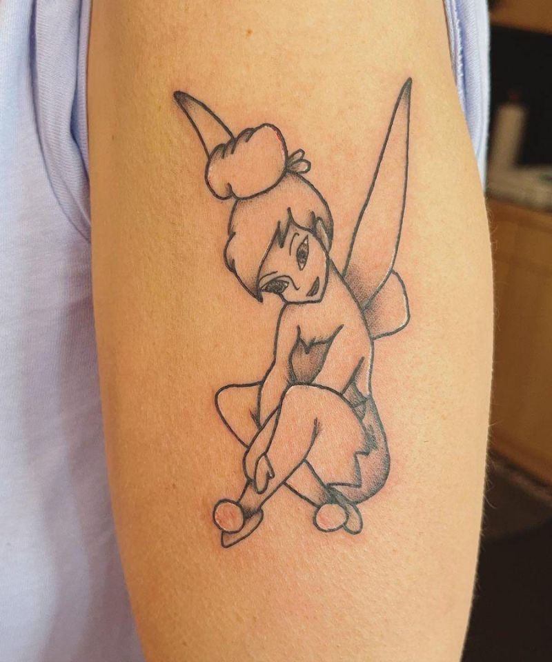 30 Pretty Tinker Bell Tattoos You Must Love