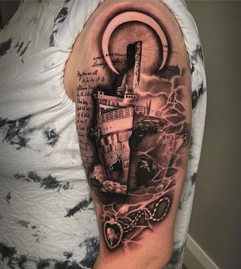 30 Unique Titanic Tattoos to Inspire You