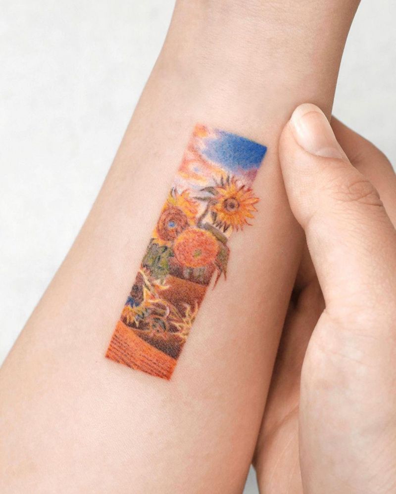 30 Pretty Van Gogh Tattoos for Your Inspiration