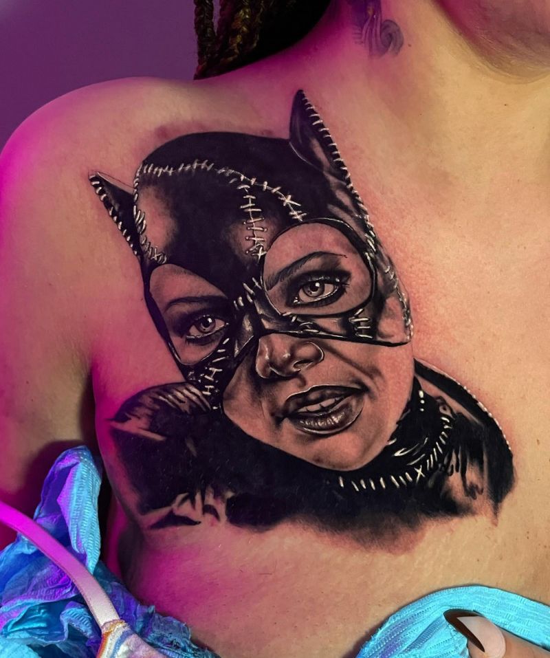 30 Unique Catwoman Tattoos You Will Love