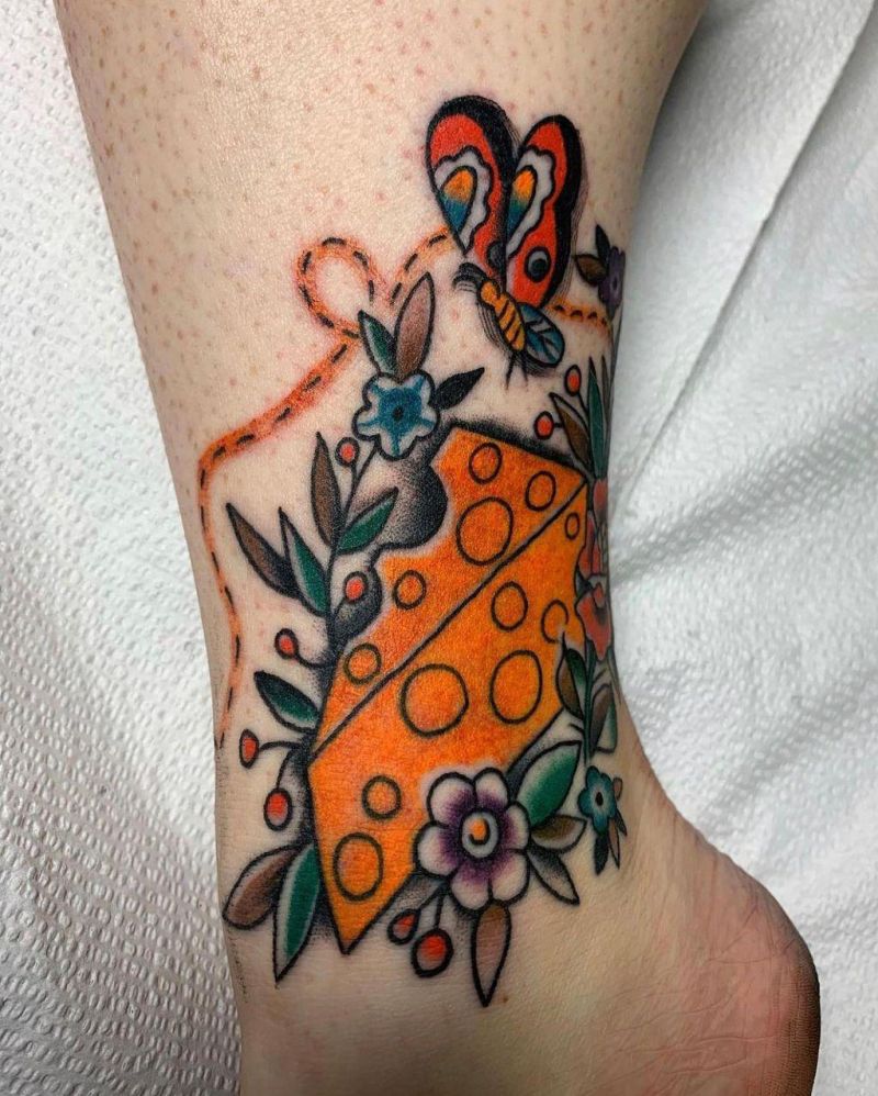 30 Unique Cheese Tattoos for Your Inspiration