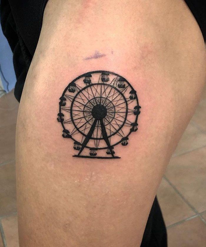 30 Pretty Ferris Wheel Tattoos You Must Try