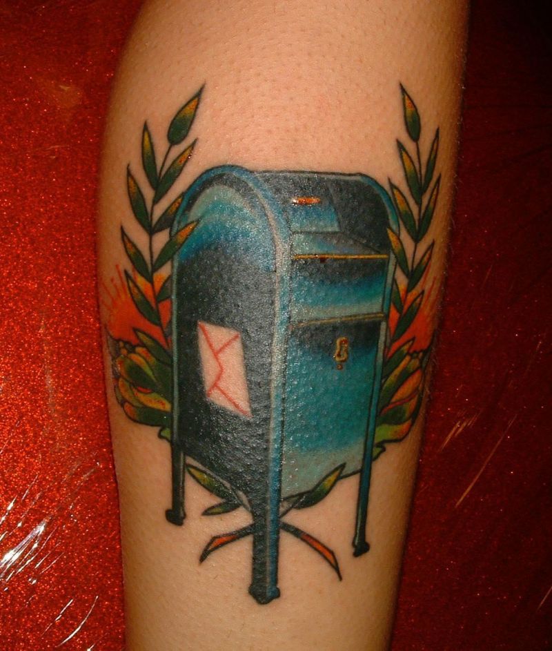 29 Unique Mailbox Tattoos Give You Ideas