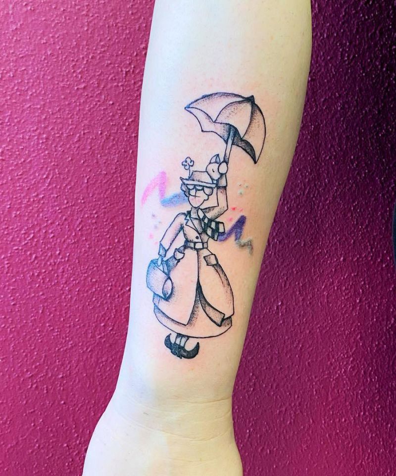 30 Pretty Mary Poppins Tattoos Give You Inspiration