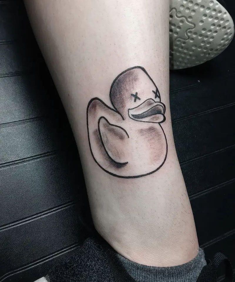 30 Cute Rubber Duck Tattoos You Can Copy