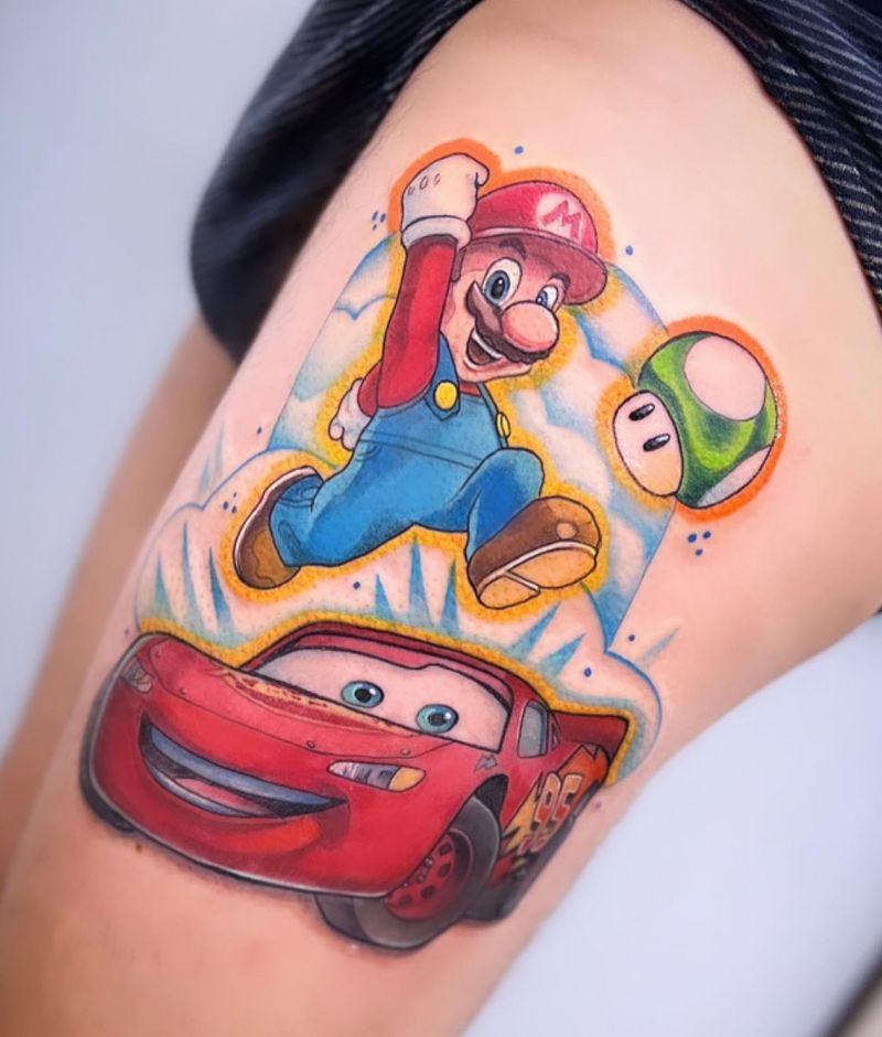 30 Unique Super Mario Tattoos You Will Love