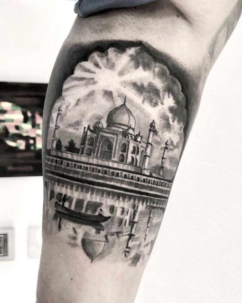 30 Exciting Taj Mahal Tattoos Give You Inspiration