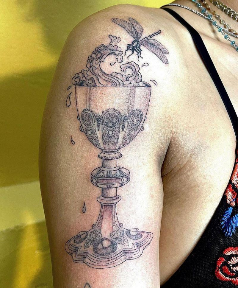 30 Unique Chalice Tattoos You Can Copy