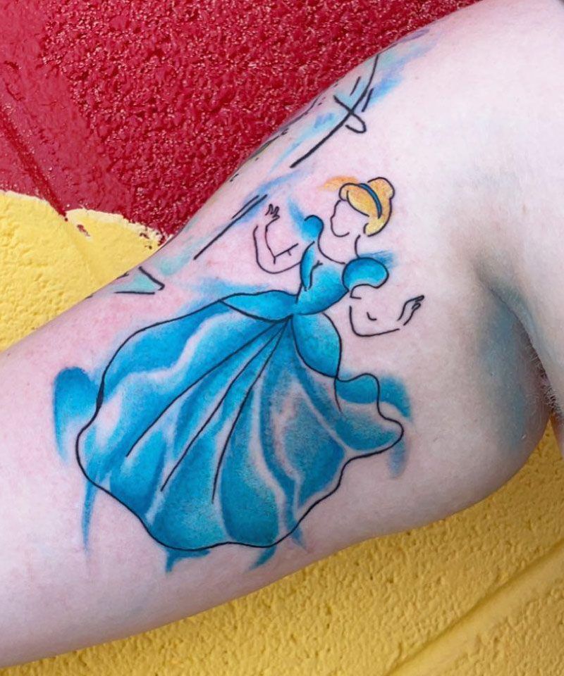 30 Pretty Cinderella Tattoos You Must Love