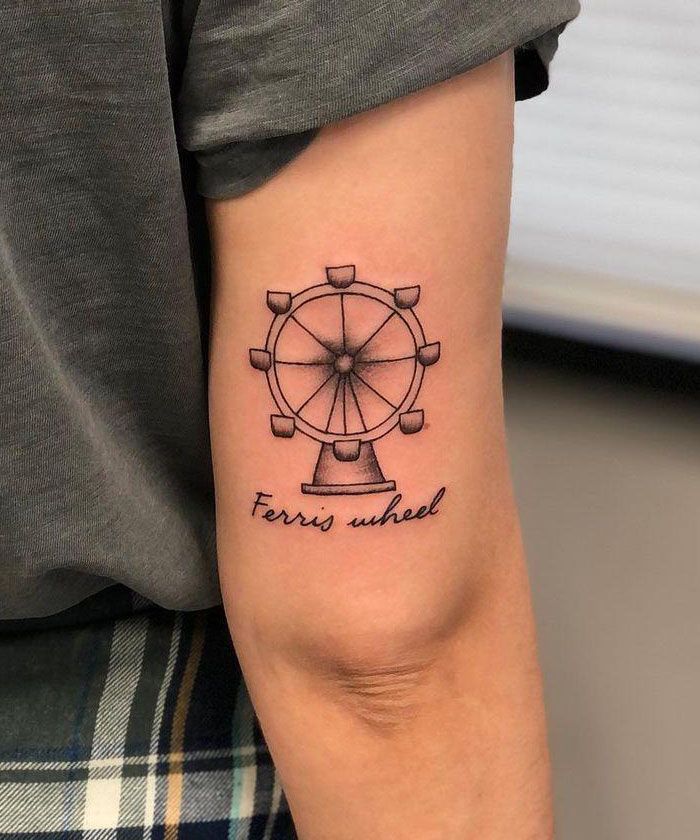 30 Pretty Ferris Wheel Tattoos You Must Try