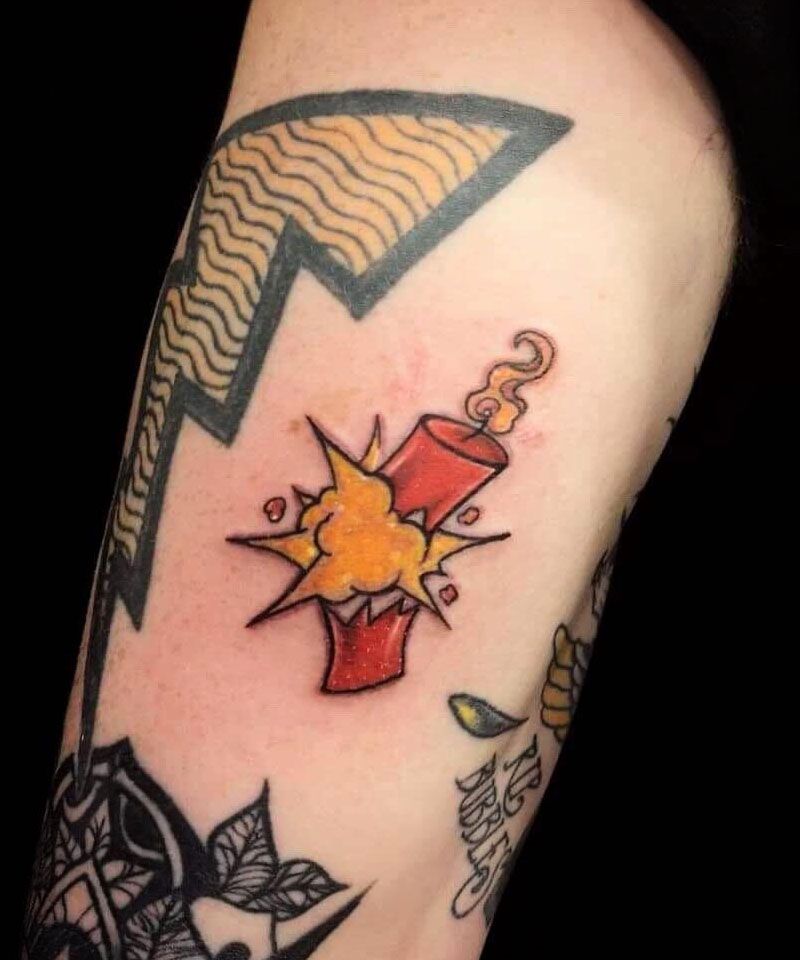 30 Unique Firecracker Tattoos You Must Love