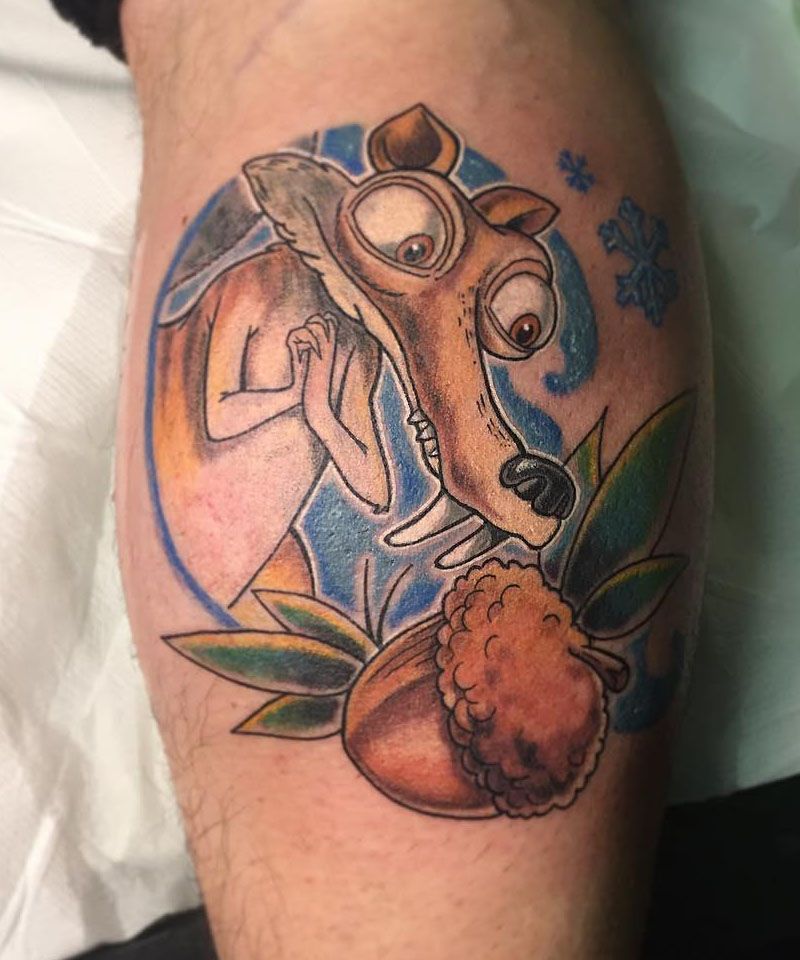 30 Funny Scrat Tattoos You Must Love