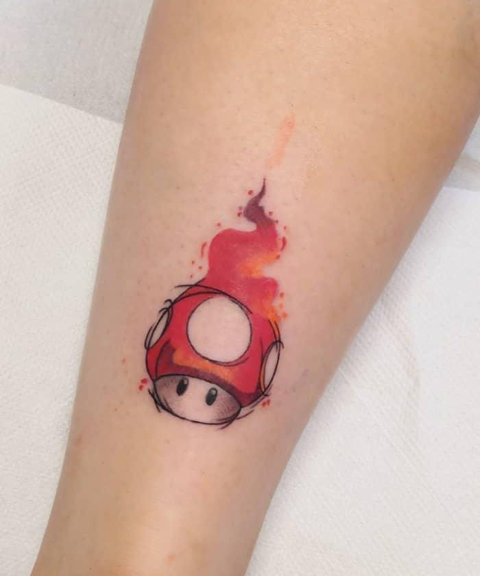 30 Unique Super Mario Tattoos You Will Love