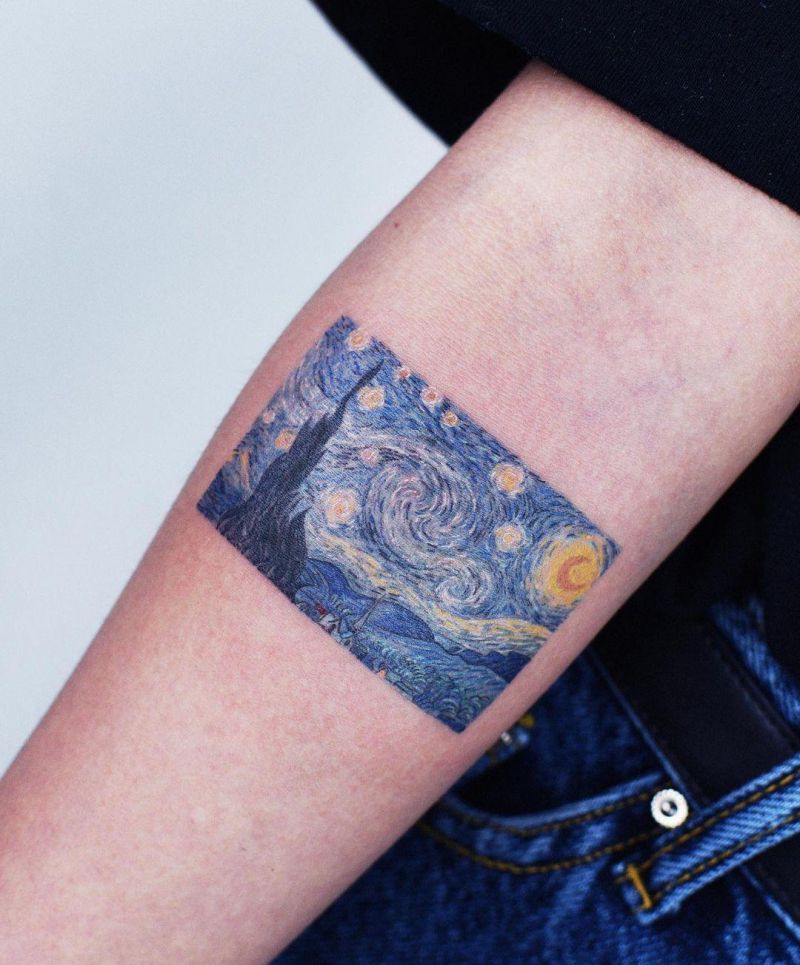 30 Pretty Van Gogh Tattoos for Your Inspiration