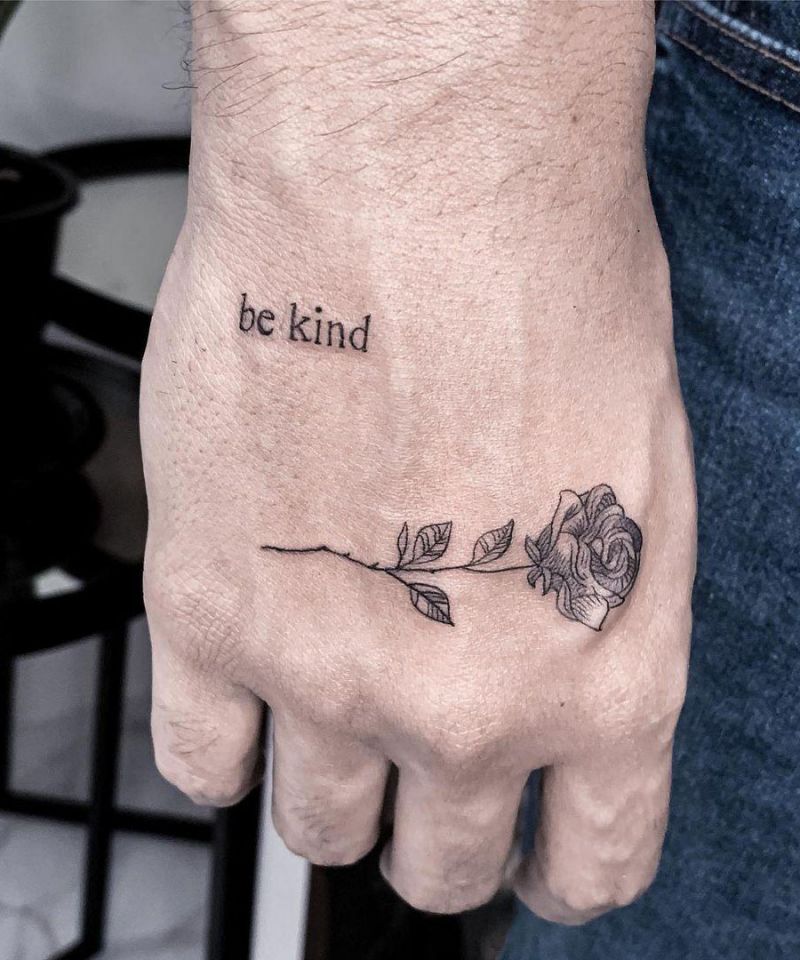 30 Pretty Be Kind Tattoos You Will Love