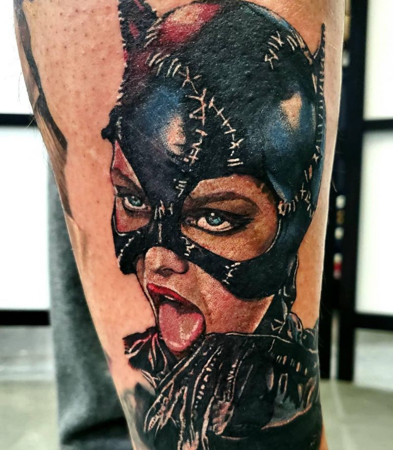 30 Unique Catwoman Tattoos You Will Love