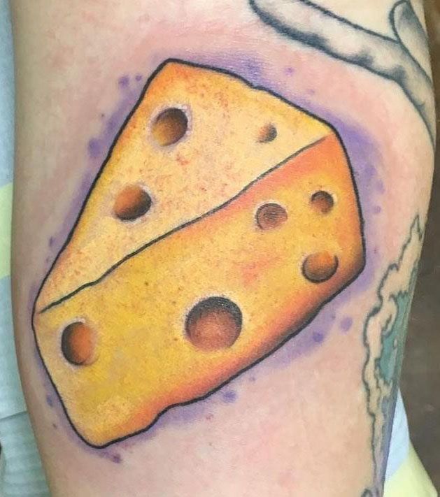 30 Unique Cheese Tattoos for Your Inspiration