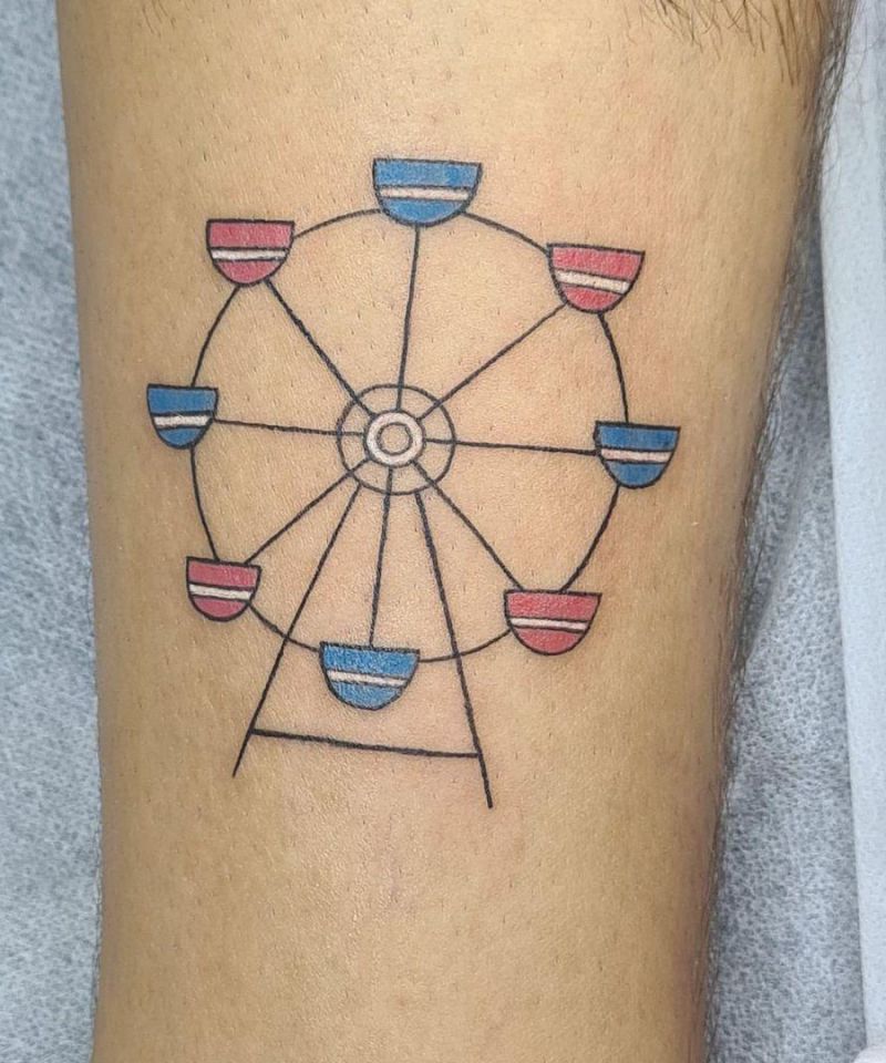 30 Pretty Ferris Wheel Tattoos You Must Try