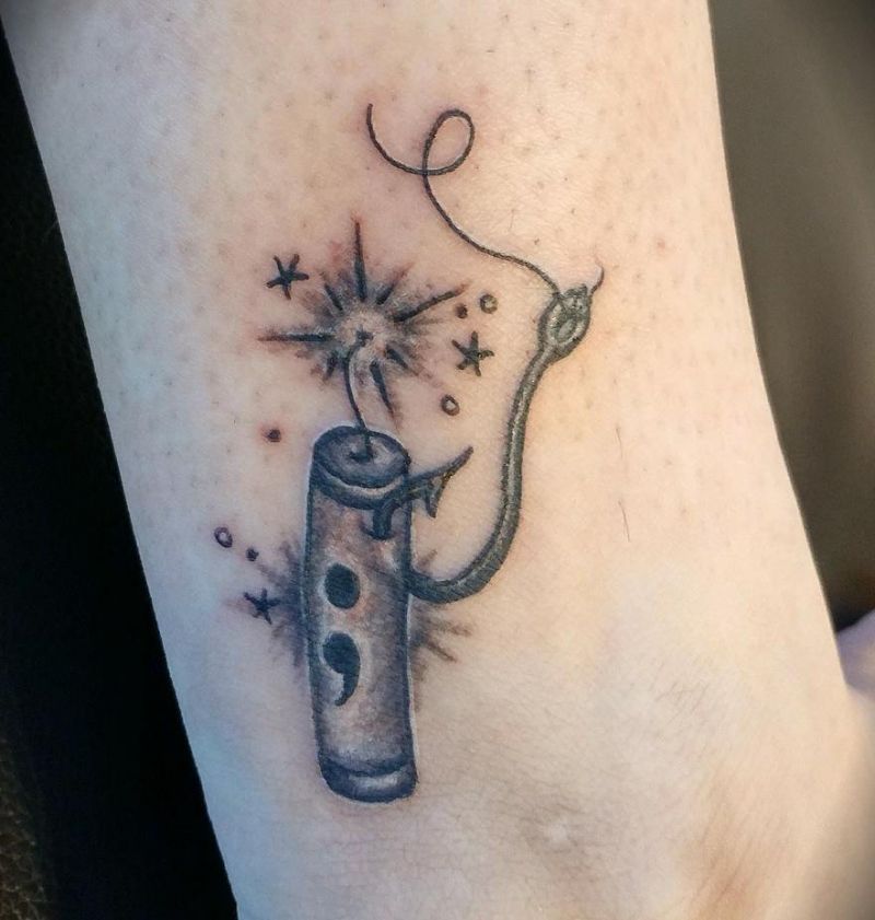 30 Unique Firecracker Tattoos You Must Love