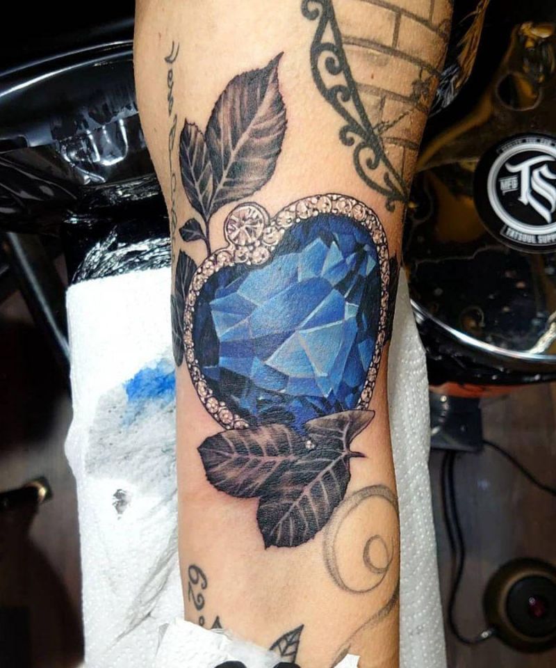 30 Pretty Heart of The Ocean Tattoos You Must Try