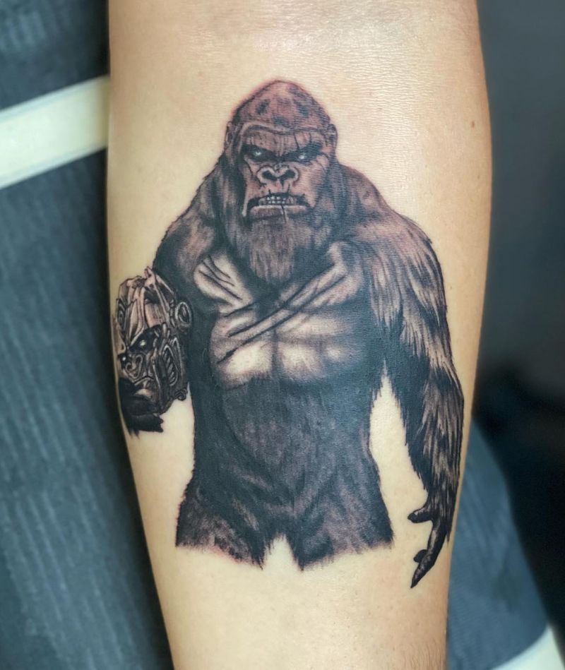 30 Amazing King Kong Tattoos You Must Love