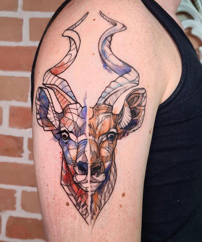 30 Unique Kudu Tattoos You Can Copy